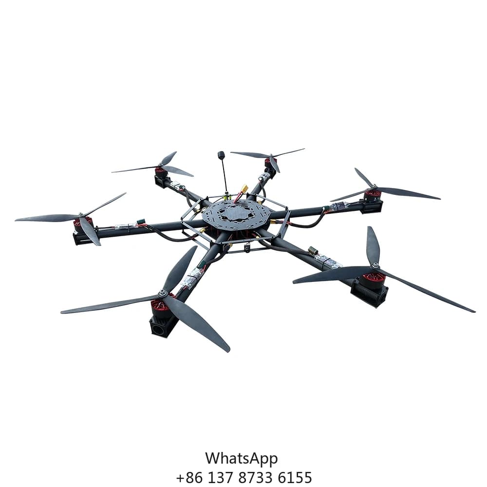 New arrival TYI 6 axes 17 inch FPV Drone carbon fiber frame with large payload RC FPV Drone Kit