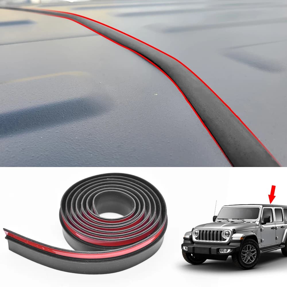 Auto Hard Top Hardtop Tetto Flusso Striscia di Tenuta Meteo per Jeep Wrangler JK JKU JL JLU JT Gladiator 2007-2025 Accessori Esterni