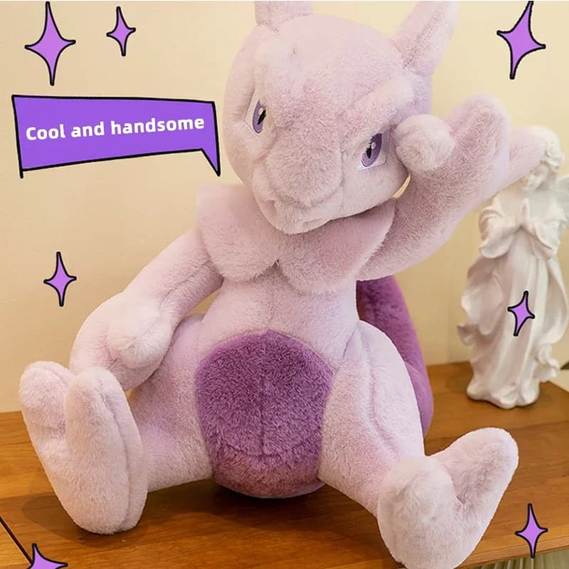 35/85 cm Mewtwo Pokemon giocattoli di peluche grande bambola anime cuscino cartone animato Mew Pokémon peluche Kawaii regalo di pezza per i bambini compleanno