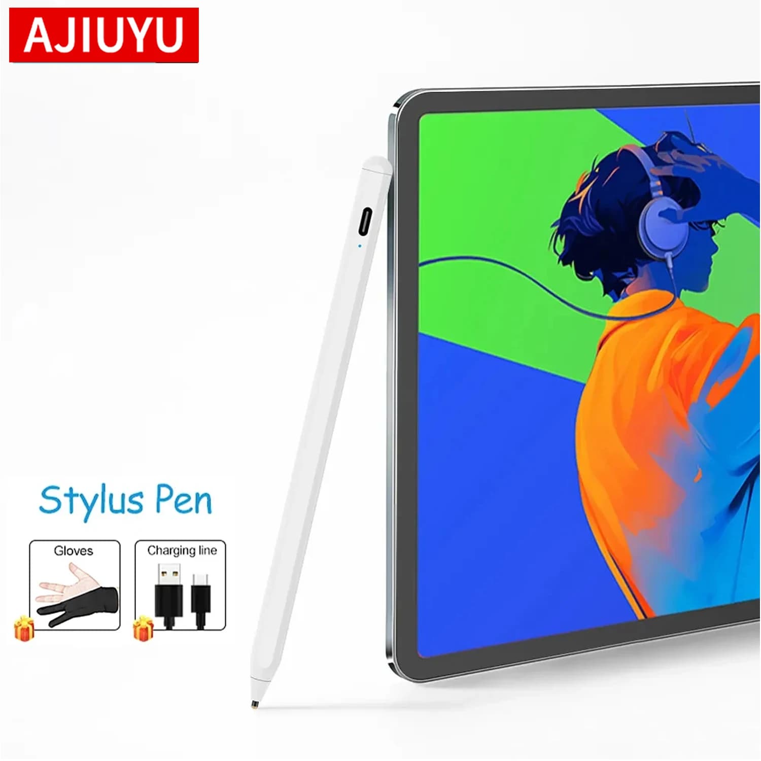 Penna stilo per Lenovo Tab P12 12.7 "Tablet Penna ricaricabile per Xiaoxin Pad Pro 12.7 TB-370FU TB-375FC Schermo Touch Pen Matita
