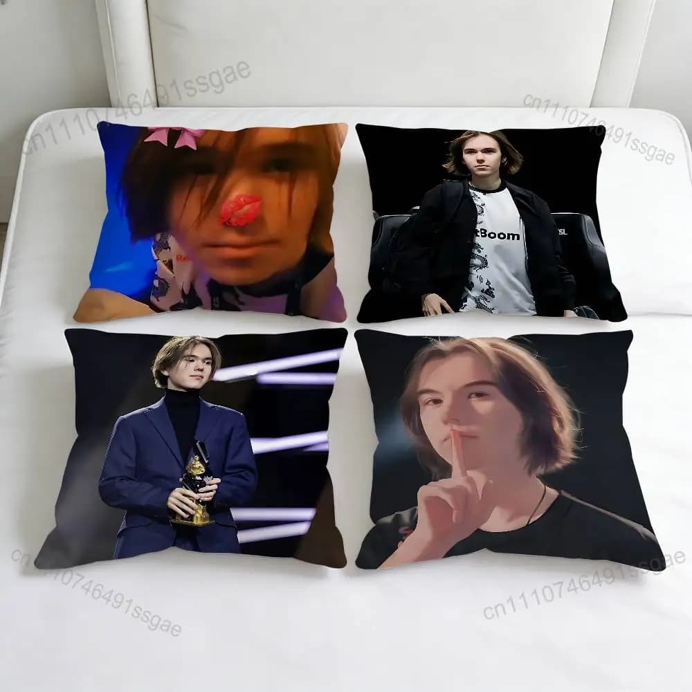 Simpatica fodera per cuscino decorativa quadrata con motivo Donk CS GO, moderna, per soggiorno e camera da letto