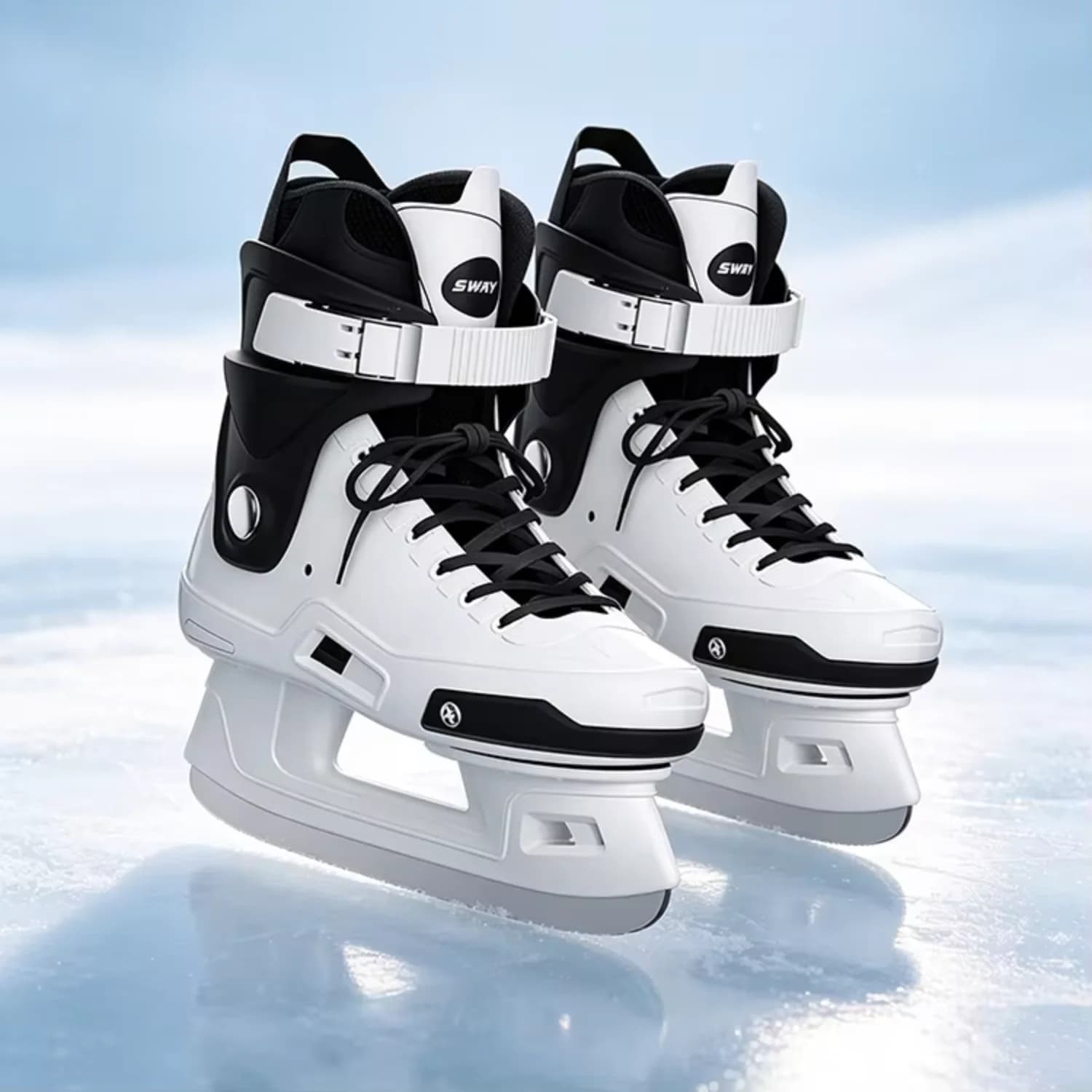 Adjustable Adult Figure Skates, Carbon Steel Professional Ice Skate Boots Warm Lining, Ice Skating Shoes Size 36-44 OEM ODM
