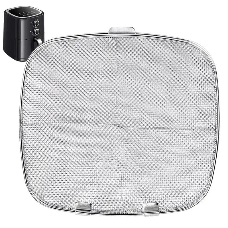 Scudo Splatter per accessori per friggitrice ad aria AG301 per griglia interna 5 in 1 schermo Splatter in acciaio inossidabile per Ninja FG551
