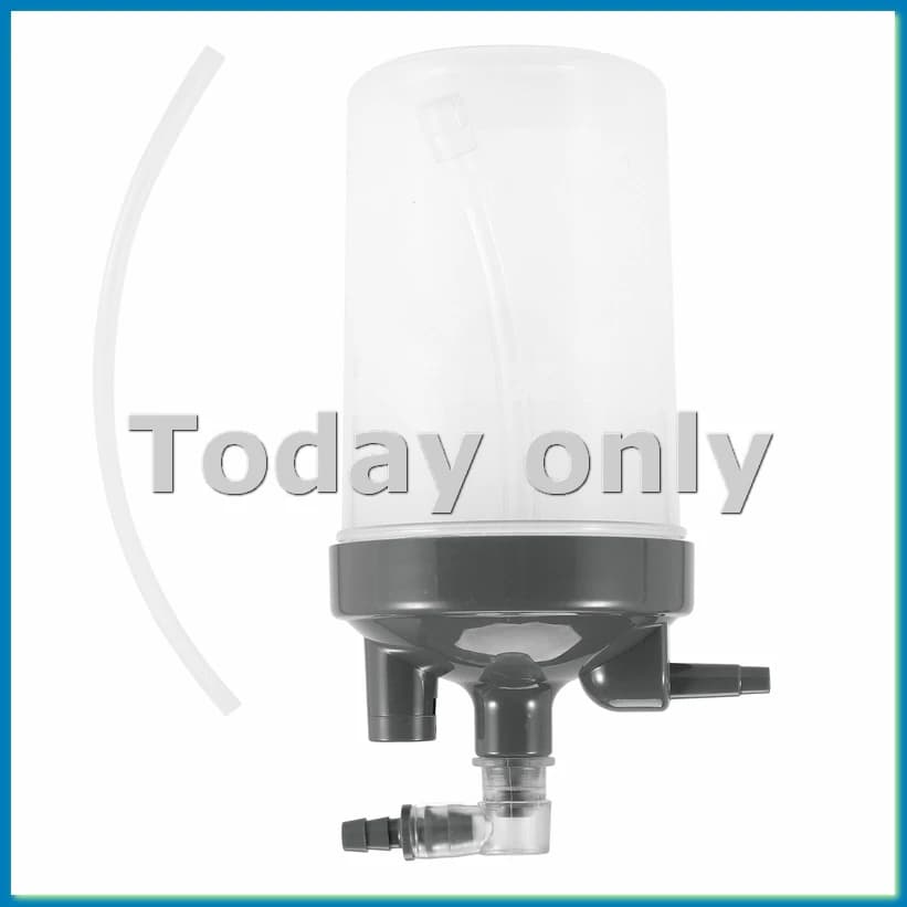 Bottiglie umidificatore generatore di ossigeno, umidificatore concentratore di ossigeno riutilizzabile pratico di ricambio, plastica B-A25R