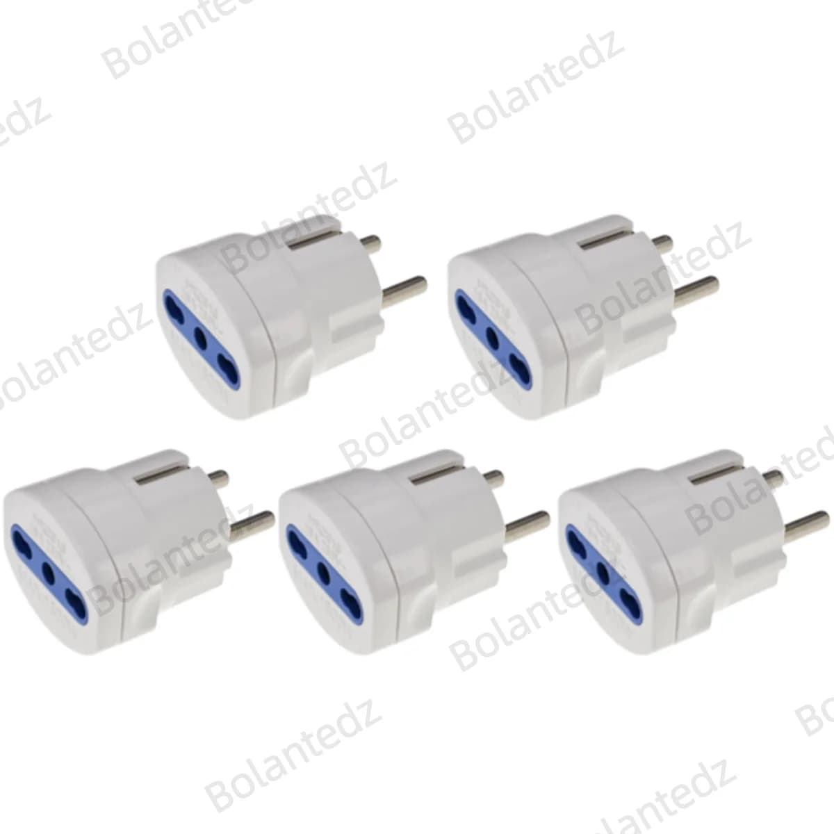 1/3/5/10Pcs Germany France to Italy Travel Adapter 10A/16A 250V Power Plug Converter for Italy Chile Electrical Socket