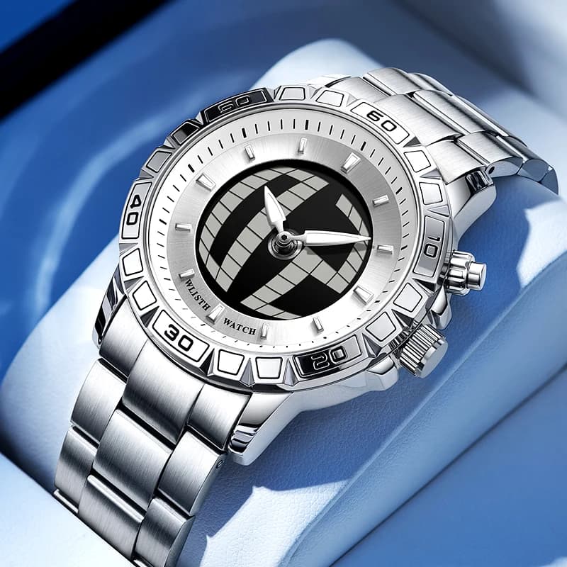 Orologio da uomo di lusso, digitale, impermeabile, luminoso, sportivo, LED, al quarzo, con calendario, reloj hombre