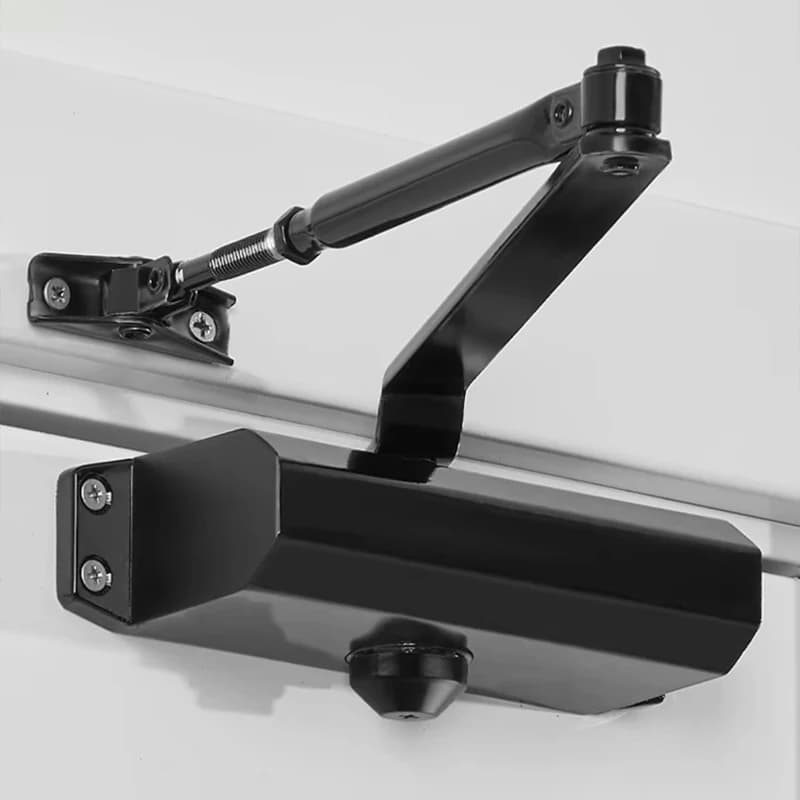 GSTARAM Chiudiporta idraulico con buffer da 25 kg a 80 kg Attrezzatura per chiusura porta a velocità regolabile Hardware per porta con chiusura morbida e silenziosa