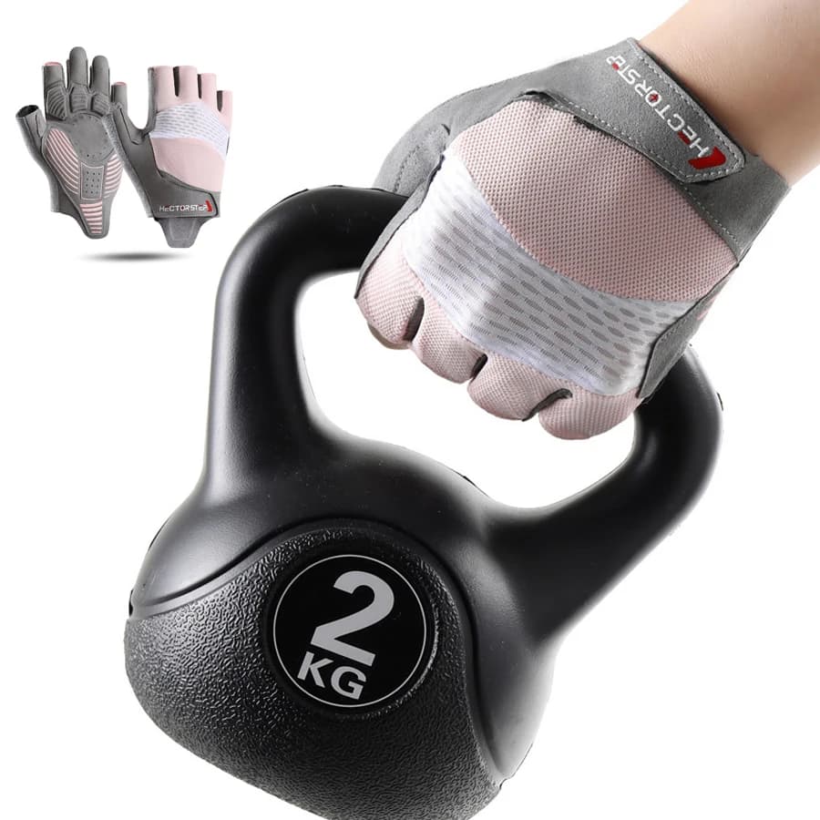 Cycling Gloves Mezze Dita, Anti-slip, Anti-slip, Breathable, for Cycling, Fitness, Open Sports, Man and Woman