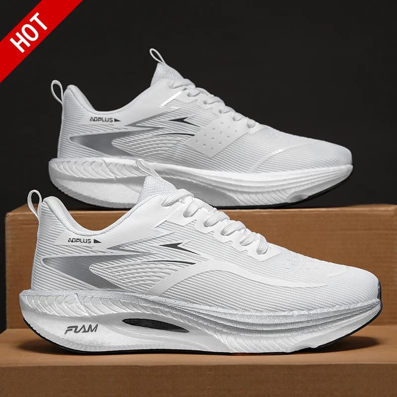 Scarpe da corsa da uomo e da donna alla moda, scarpe sportive casual comode e traspiranti, scarpe sportive da esterno per giovani che camminano
