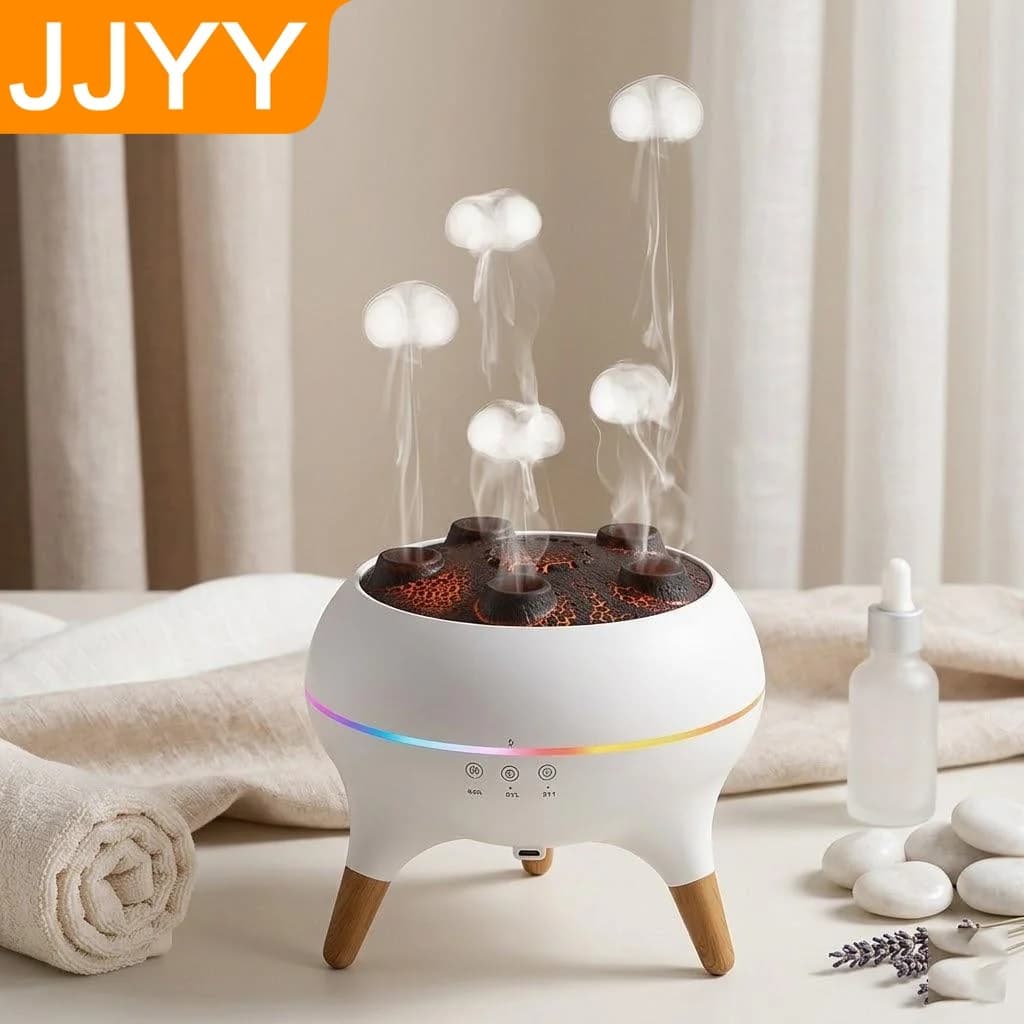 Umidificatore Silenzioso a Nebbia Fredda, Diffusore di Aromi con 7 Colori, Spegnimento Automatico, Ultra Silenzioso 28dB per Camera da Letto e Arredamento Casa