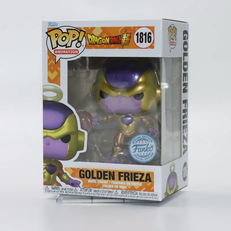 Funko Pop Original Dragon Ball Action Anime Figure GOLDEN FRIEZA Figura in vinile Modello Giocattoli Regalo per bambini Ornamenti da collezione