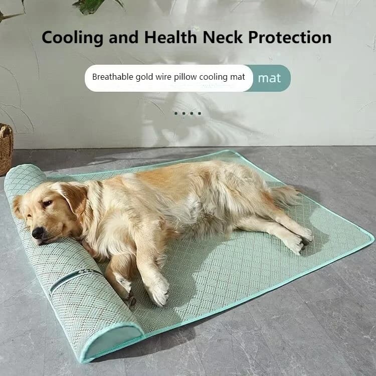 Tappetino per cani Cuccia Pavimento estivo Golden Retriever Dormire per cani freddi Dormire Accessori per animali domestici Letto lavabile Raffreddamento per la casa all'aperto