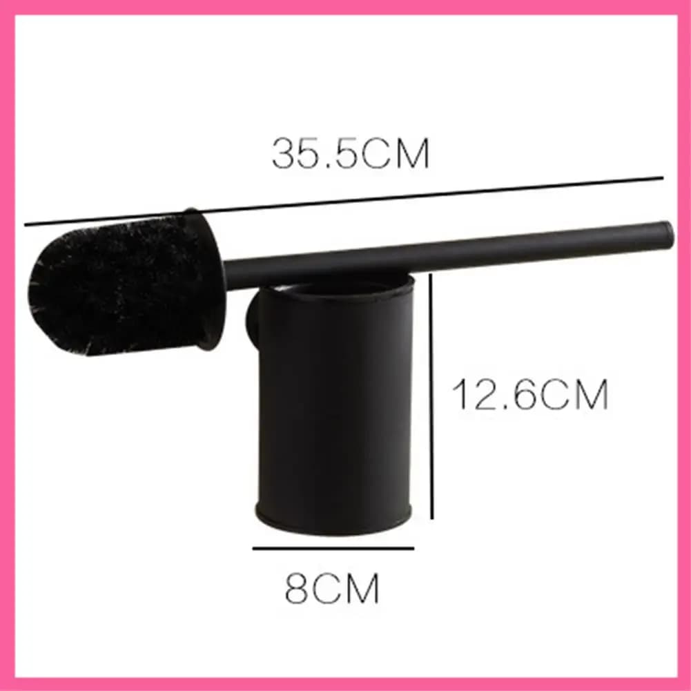 ABNM America Style Accessori da bagno Porta scopino da bagno in bronzo nero montato a parete