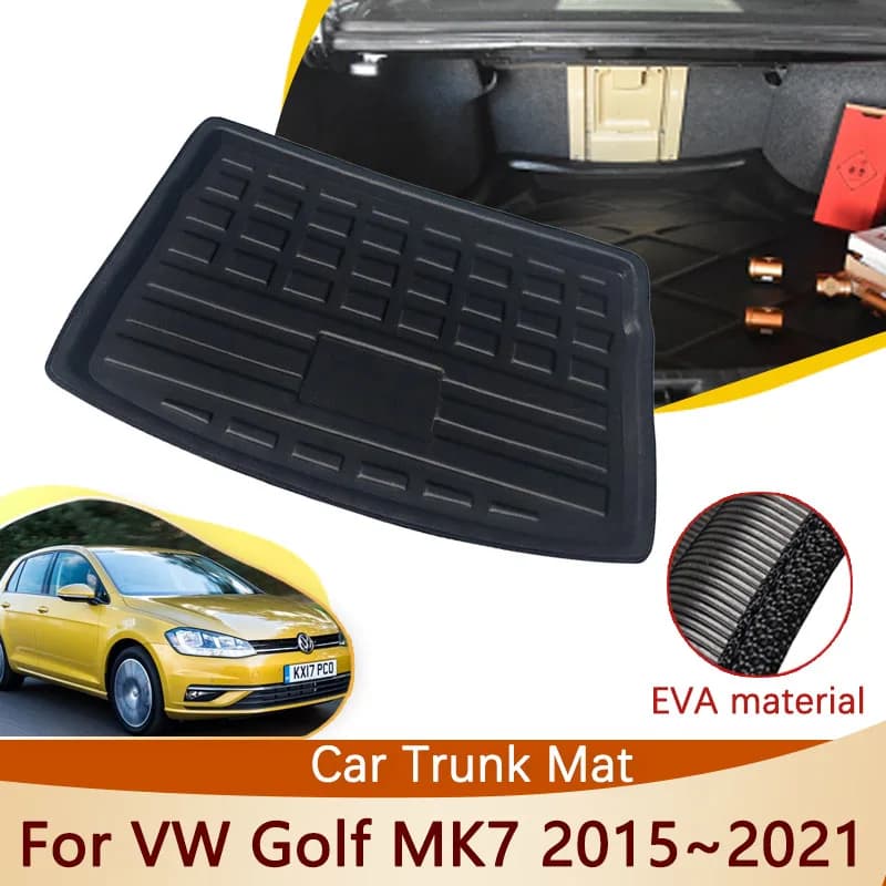 Car Bag for Volkswagen VW Golf MK7 7 5 Doors Hatchback 2015~2021 Accessories Wall Cover Loading Mat for Flooring Bag
