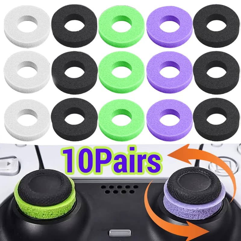 Anelli bersaglio di precisione in silicone per PS4 Xbox Steam Deck Switch PRO Controller di gioco Gamepad Anelli di assistenza alla mira Anelli di controllo del movimento