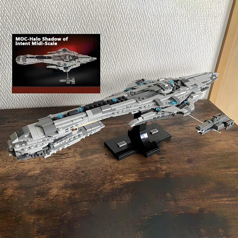 NUOVO 486PCS MOC Shadow of Intent Astronave Building Blocks Modello Midi-Scale Esecuttore Destroyer Starship Set Giocattoli Per Bambini Adulti Regalo