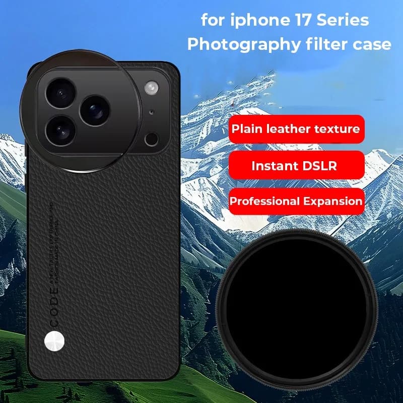 Adatto per Apple iPhone 17 Pro Max, custodia per filtro mobile da 58 mm, lente dimmerabile 17 Pro, set fotografico con lente polarizzante CPL