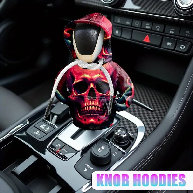 Car Shift Lever Handle Kit Creative Universal Car Gear Shift Washable Hoodie Decoration Funny Car Interior Accessories