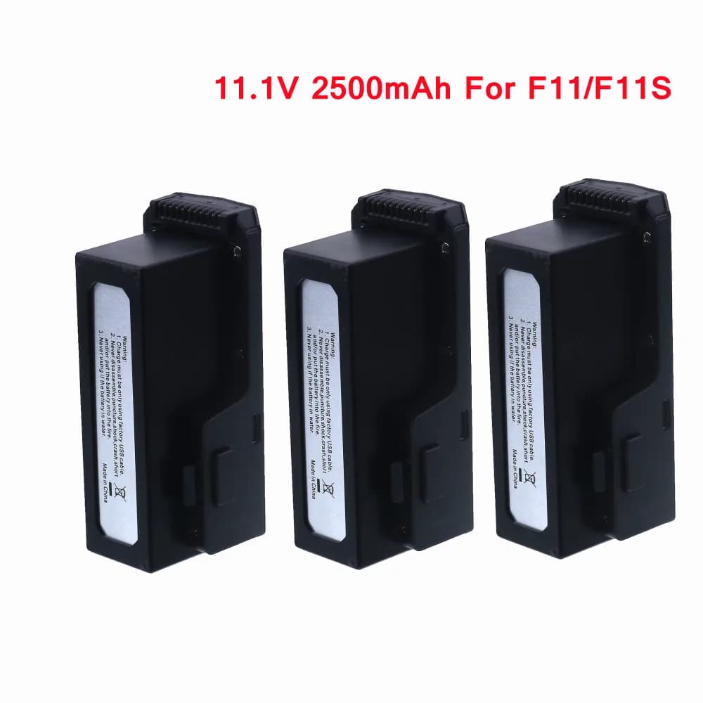 Per SJR/C SJRC F11/F11 PRO Batteria 11.1V 2500mAh Lipo Batteria Per SJRC F11S/ F11S PRO/ F11S 4K PRO GPS RC Drone Quadcopter Parti