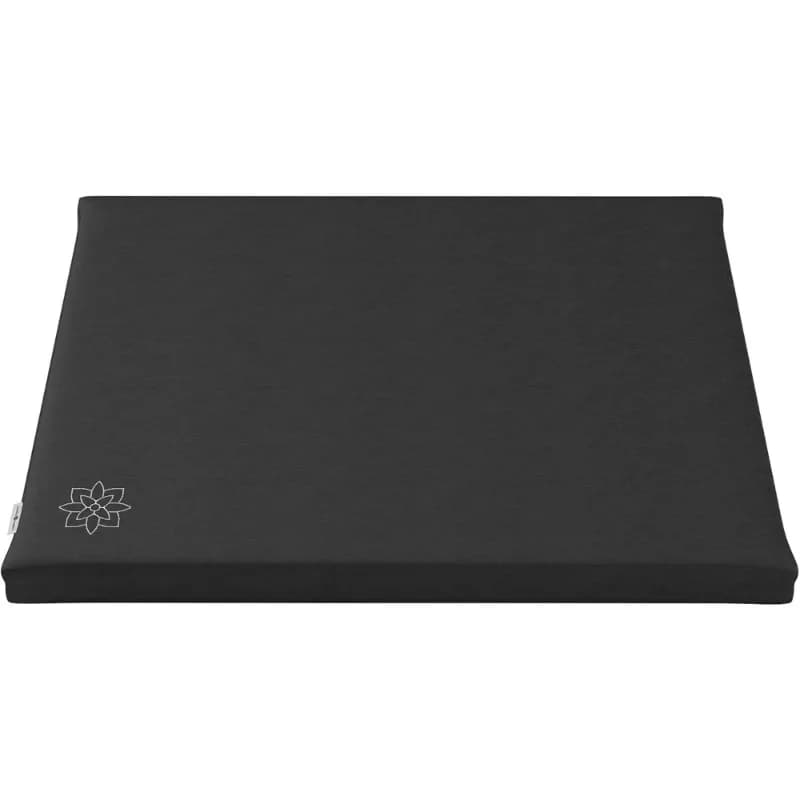 Zabuton Meditation Cushion in Cotton Padded, Yoga Cushion to Sit and Support for Knees, Large Rectangular Bearing with Poggiapiedi or