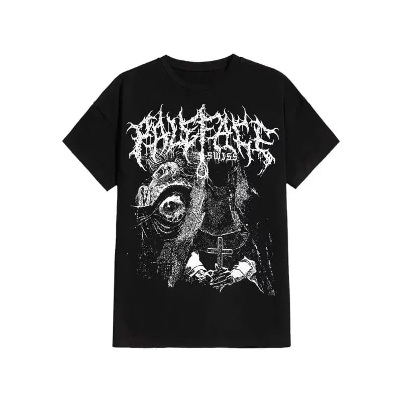 2025 Paleface Swiss - T-shirt da uomo e da donna in cotone di marca di lusso estiva con motivo periferico orfano a maniche corte