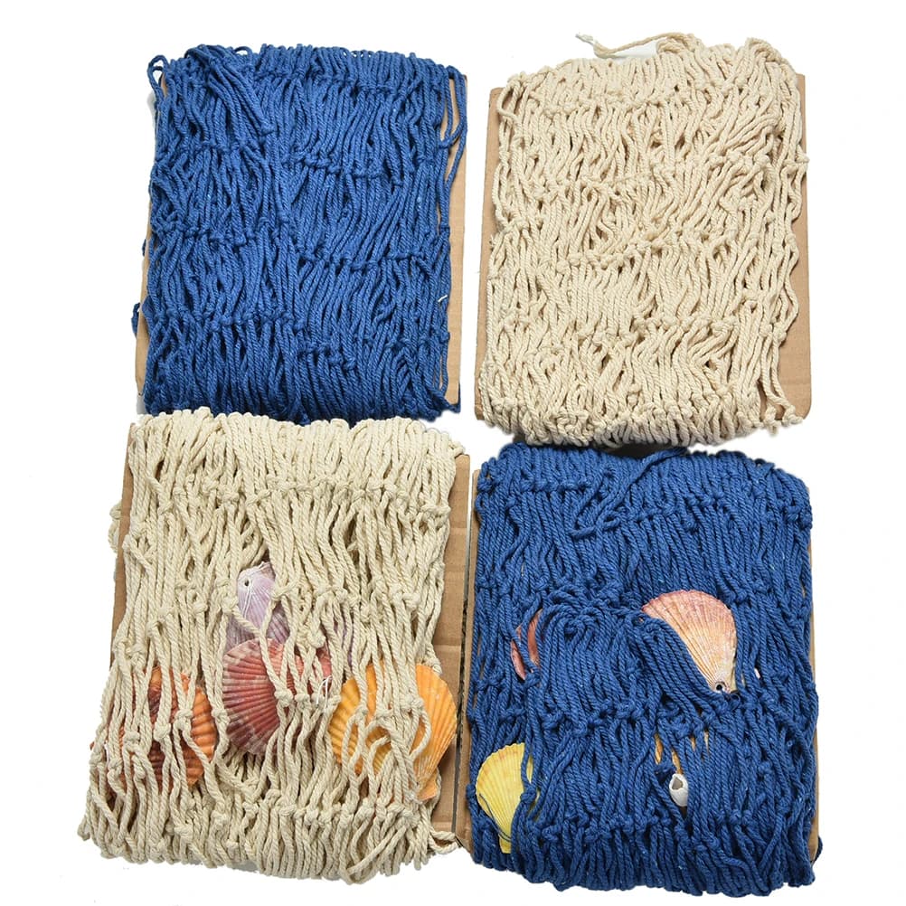 1pc rete per pesci decorazione nautica rete per pesci decorativa conchiglie di mare parete al mare per la decorazione domestica decorazione fotografica