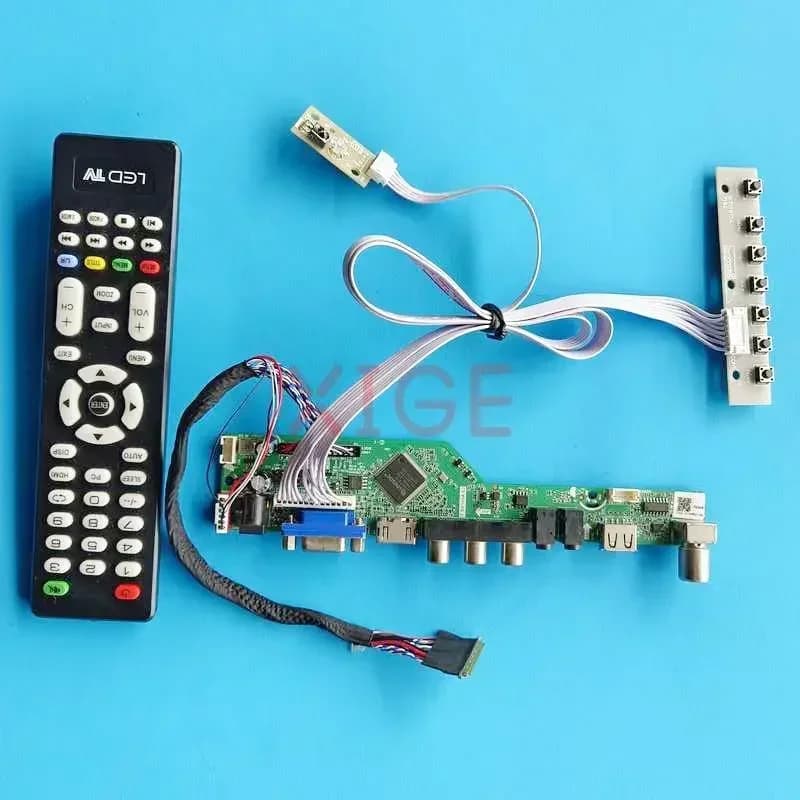 Per HT140WXB-100/101/501/601 LVDS 40 Pin Laptop Matrix 14 "TV Analogica USB + AV + VGA + HDMI 1366x768 Scheda Driver del Controller Kit FAI DA TE