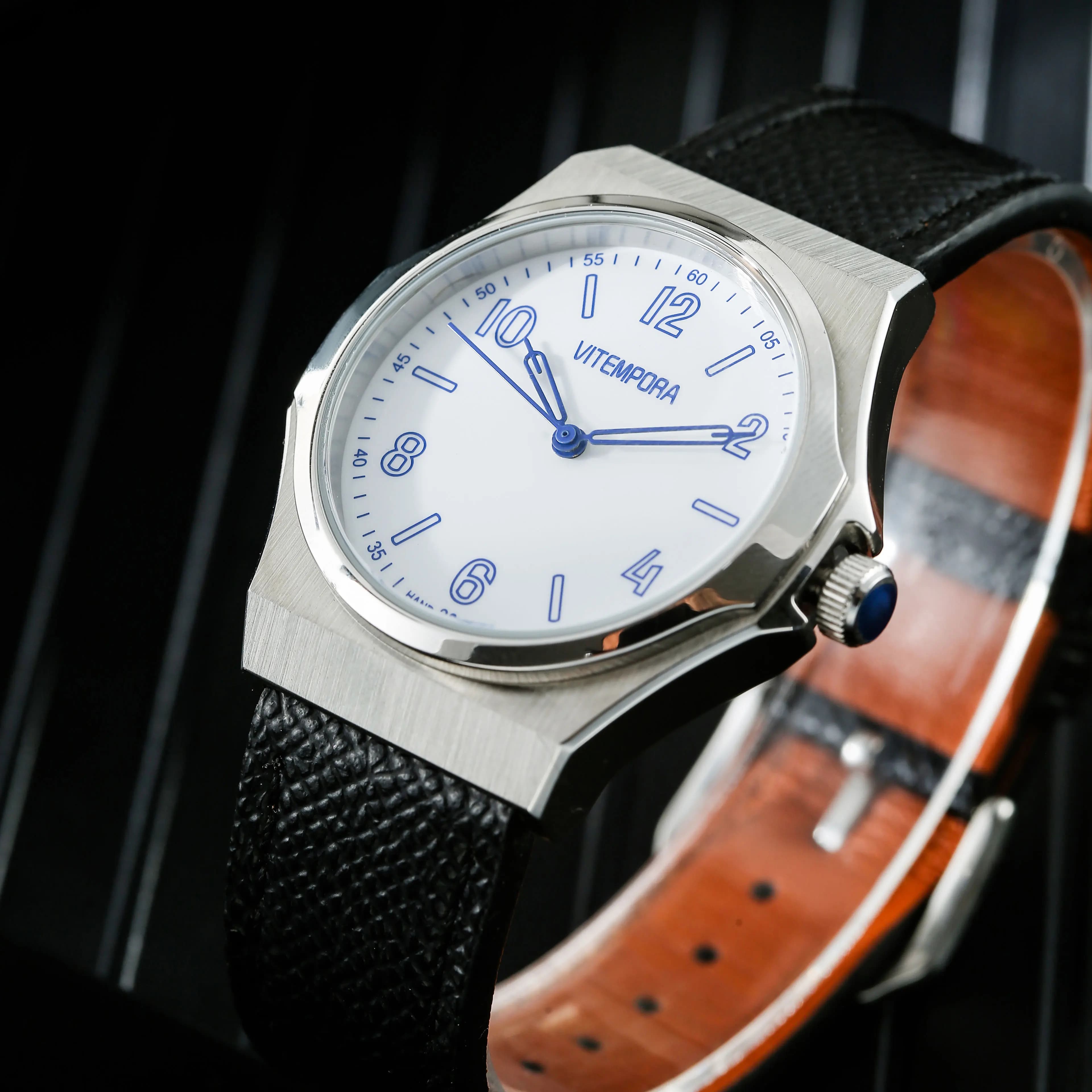 VITEMPORA 8120 Hand-Wind Mechanical Watch Men 36mm Retro Business Timepiece Classic Simple Couple Watch