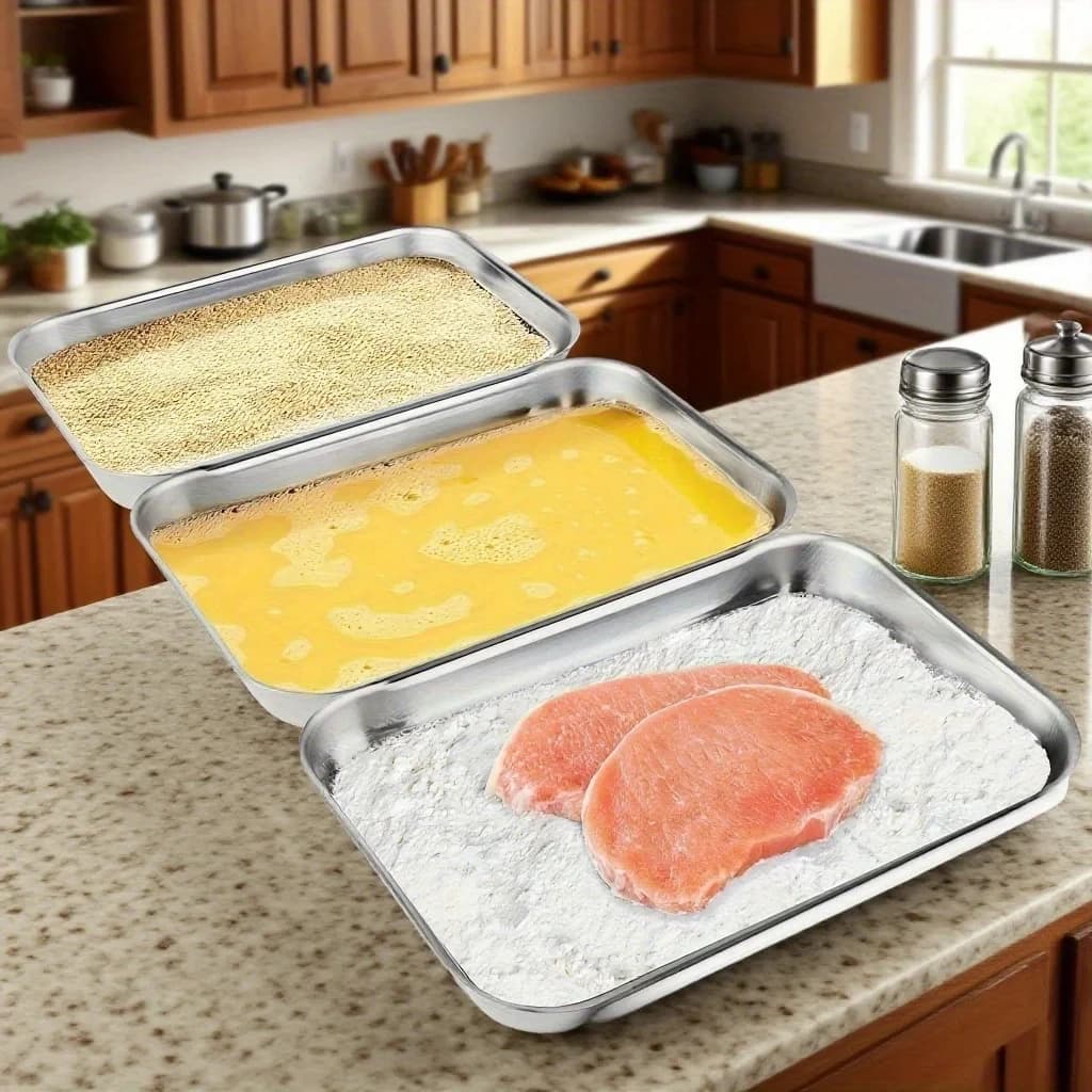 Stainless Steel Food Storage Containers Leakproof Stackable with Clear Lids for Camping Home Meal Prep