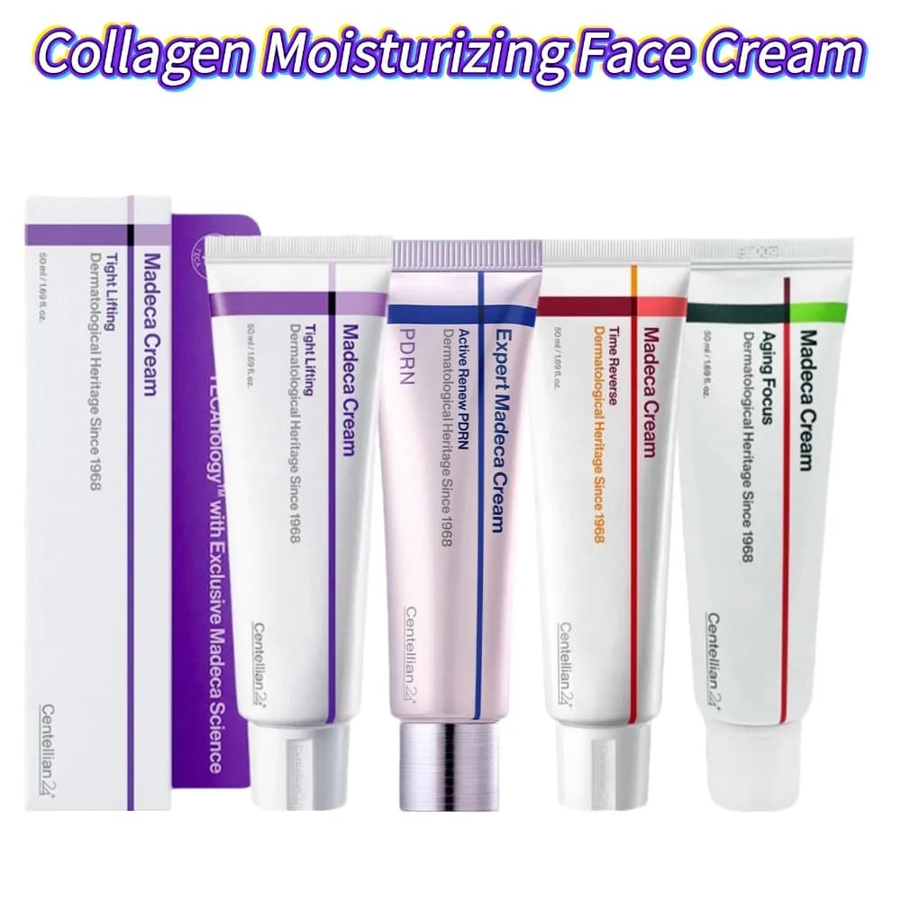 Collagen Moisturizing Face Cream 50ml Repair Cream Gentle Skin Care Fast Absorbing Rejuvenate Firming Long-lasting Anti-aging