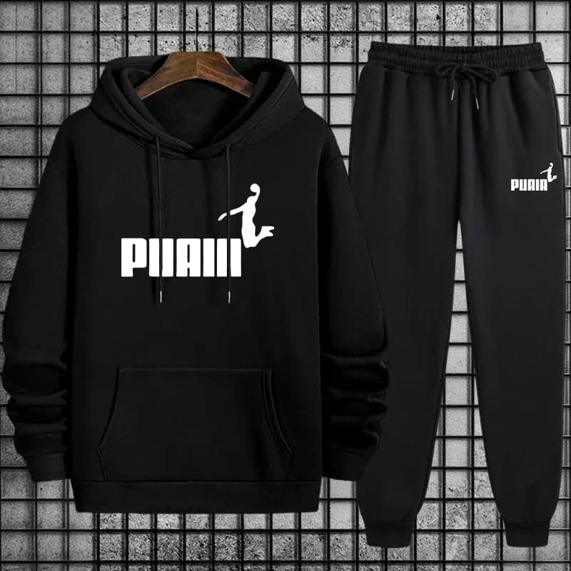 New Collection 2026: Casual Street Set for Men and Women, Hoodie and Pants Fabric Brushed Autumn/Winter, Multicolor Set 2025