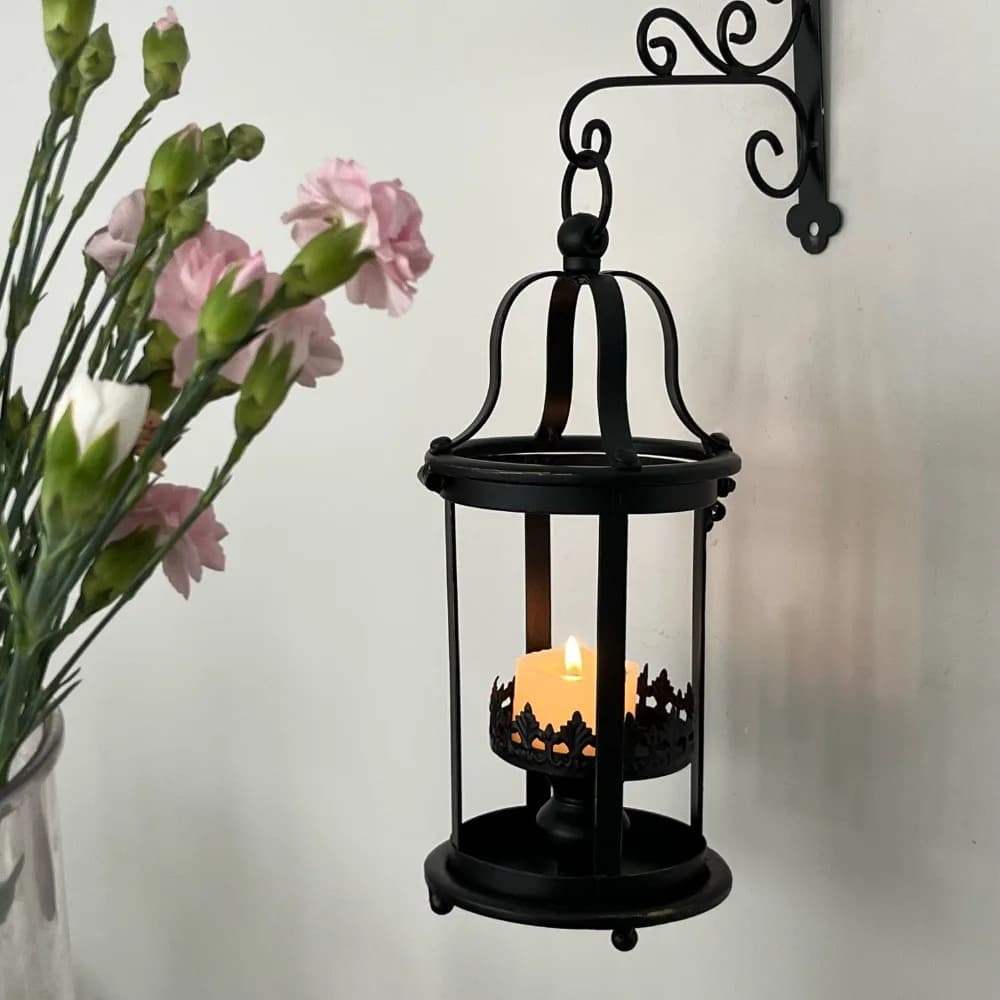 Portacandele in Ferro, Decorazione da Parete, Candelieri per Candele, Decorazione per Matrimoni e Giardini, Ornamento per Casa e Stanze, Regalo