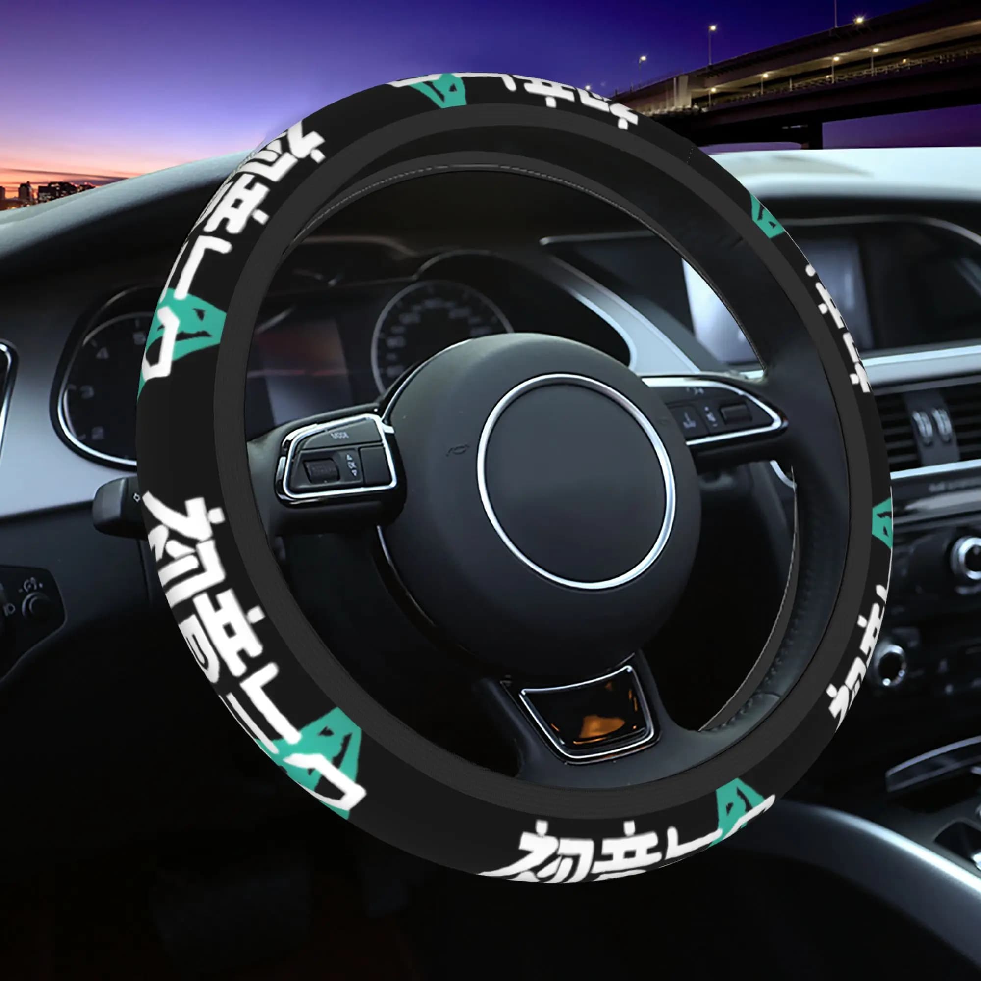 Car cover Miku Virtual Idol Japanese HATSUNE MIKU, decoration with wheel cover, car accessories