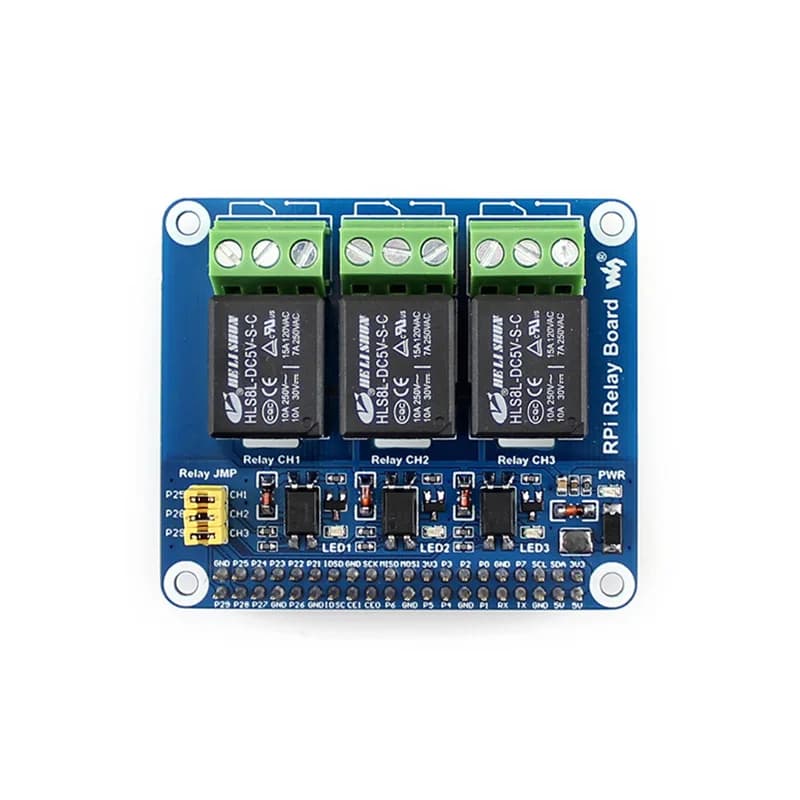 Raspberry Pi Relay Expansion Board Compatible with Pi 5/4B/3B+ Smart Home Development Control Module