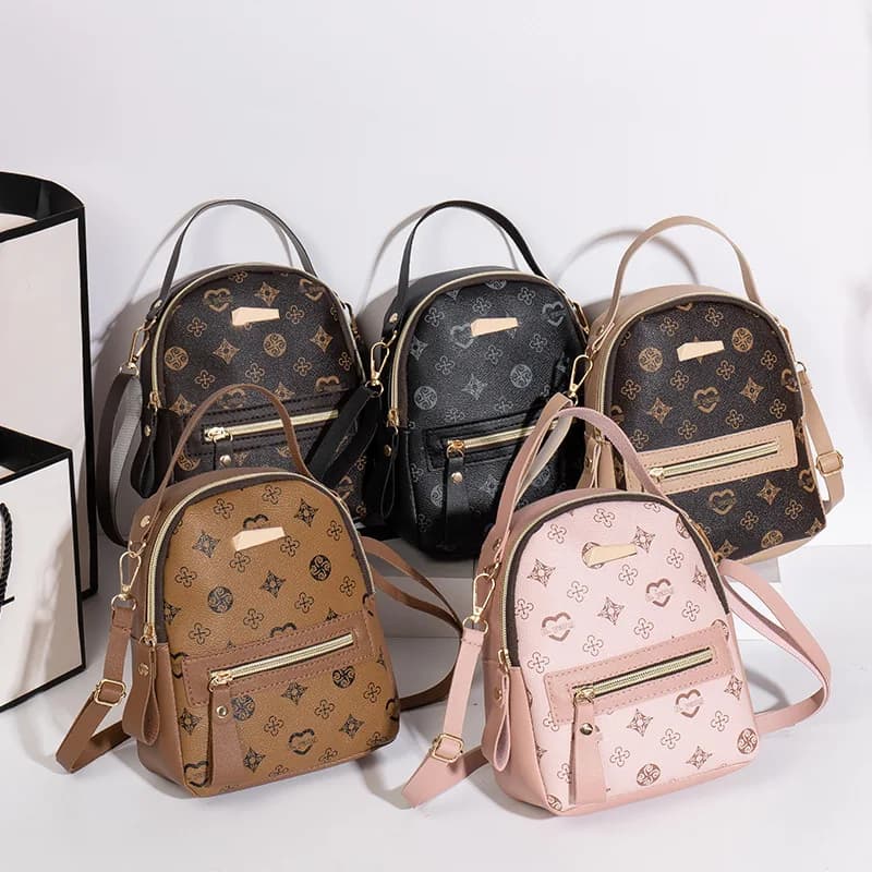 Zaino con motivo floreale 2022, borsa da donna alla moda, zaino da donna, borsa da donna fresca e dolce, zaino scolastico per studentesse