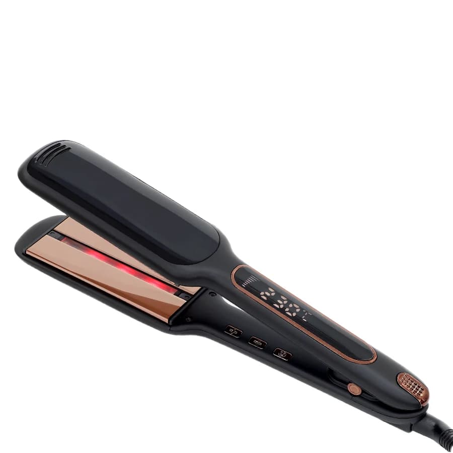 Piastra per Capelli Professionale in Ceramica, Riscaldamento Rapido, Portatile, con Display LED della Temperatura