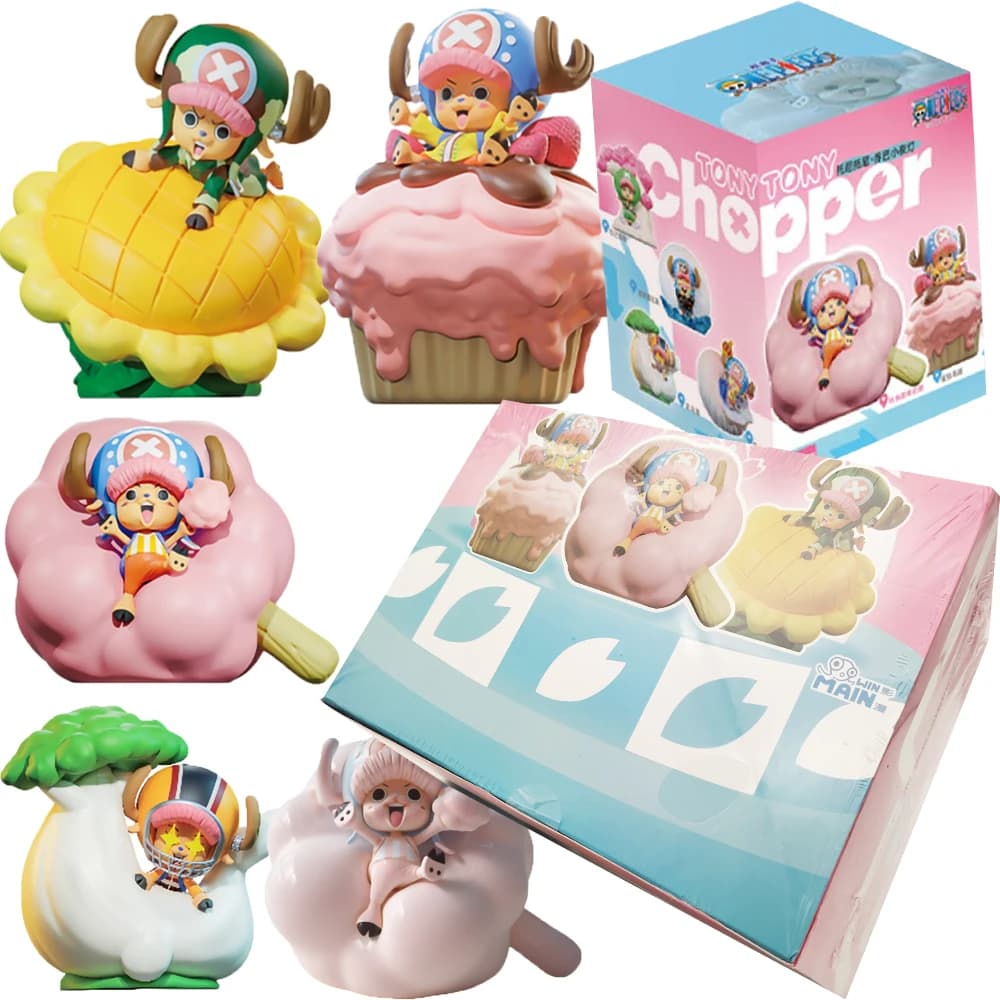 Lampada Notturna Ufficiale One Piece Blind Box Chopper, Decorazione Morbida e Rilassante per Camera da Letto, Collezione Anime, Regalo Trendy