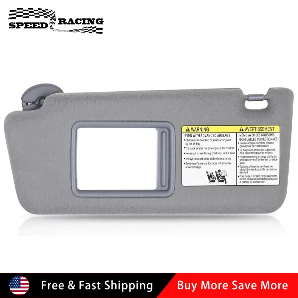 74310-04181-B1 74310-35C10-B0 74320-04181-B1 Parasole Sinistro Lato Guida Grigio per Toyota Tacoma 2005-2015