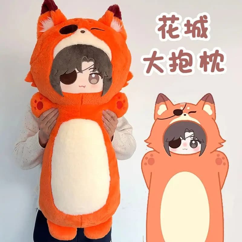 80cm Heaven Official's Blessing Plush Long Pillow Xie Lian Hua Cheng Stuffed Doll Sleeping Back Cushion Birthday Present