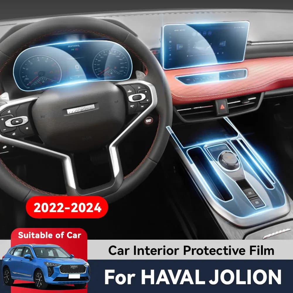 Pellicola Protettiva Interna Anti-Graffio in TPU per Schermo di Navigazione Centrale Auto GPS per HAVAL JOLION 2022-2024
