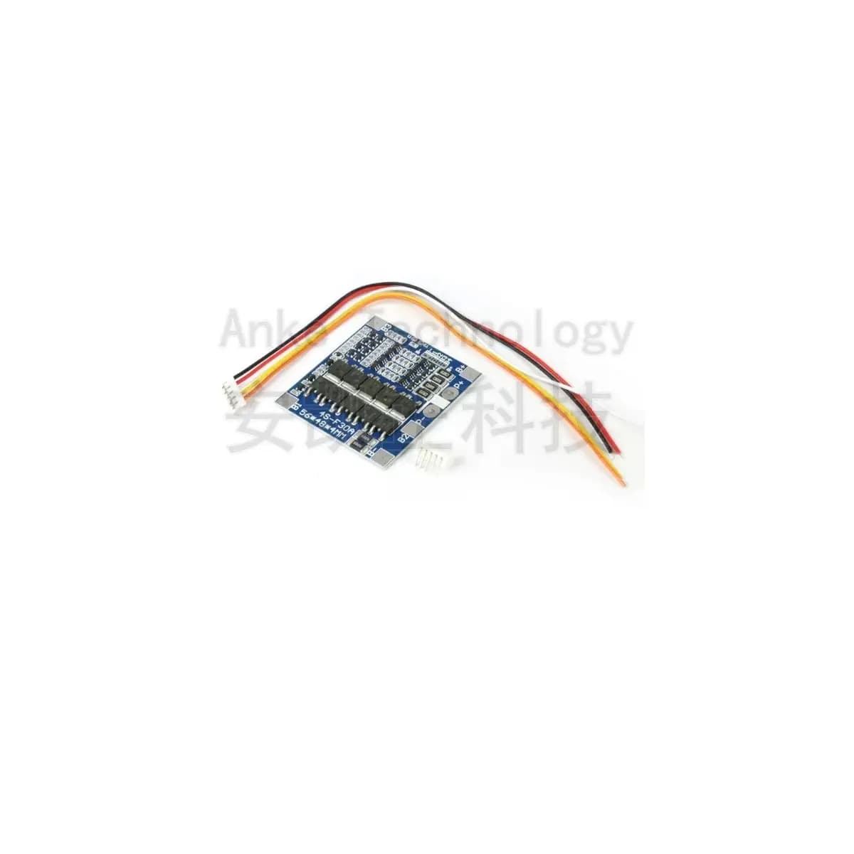 Scheda di protezione per batterie al litio ferro fosfato 32650 da 12,8 V a 4 stringhe con bilanciamento, modulo di alimentazione per ricarica con corrente di 30A
