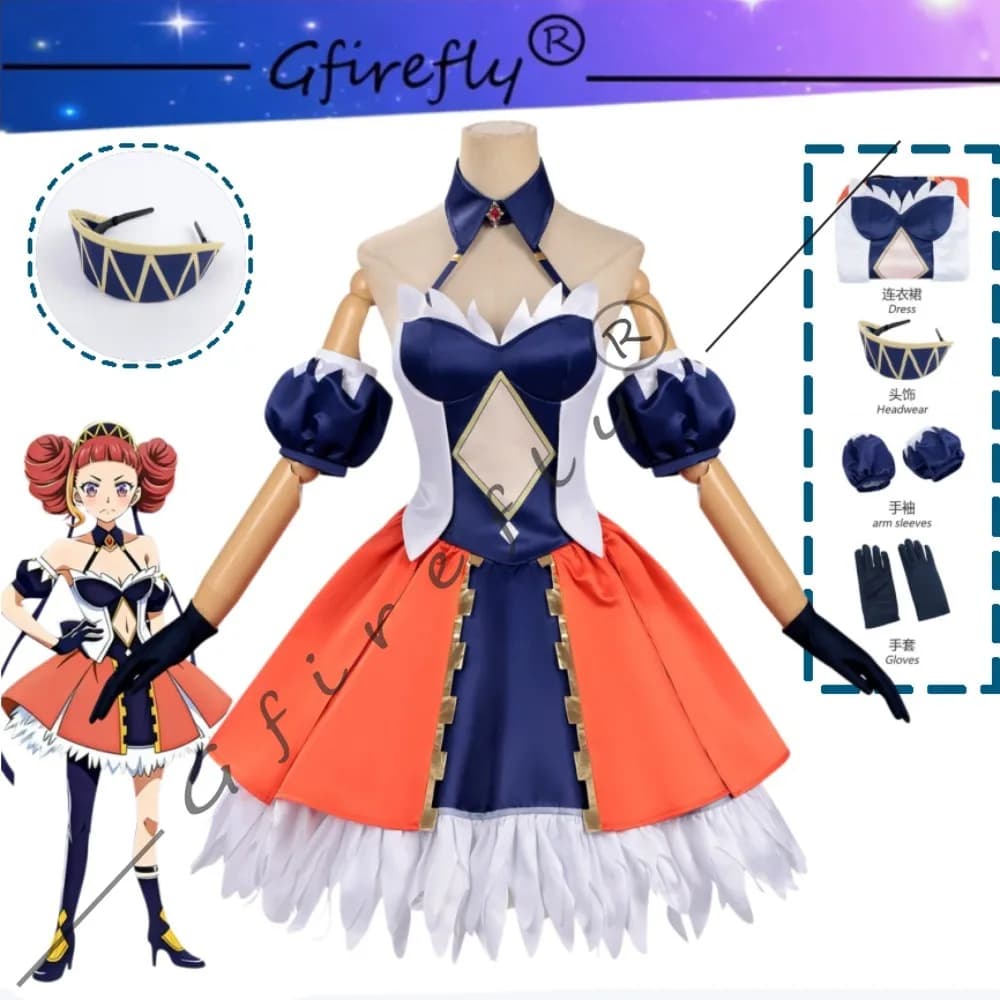 Costume Cosplay di Ragnarok Alvitr, Abito Carino della Serie Anime Battle, Set Completo per Performance sul Palco e Comic Con