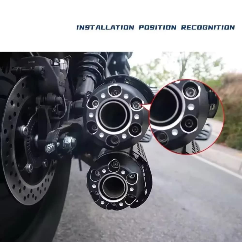 Per VOGE CU525: Copertura Decorativa per Terminale di Scarico Modificato, Accessori Ornamentali e di Protezione per Moto