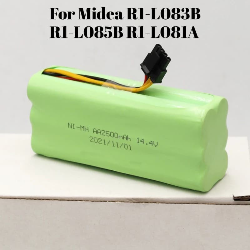 Batteria di ricambio per Midea R1-L083B R1-L085B R1-L081A Batteria per aspirapolvere robot agli ioni di litio da 14,4 V anche per DiBei ZN607 X600