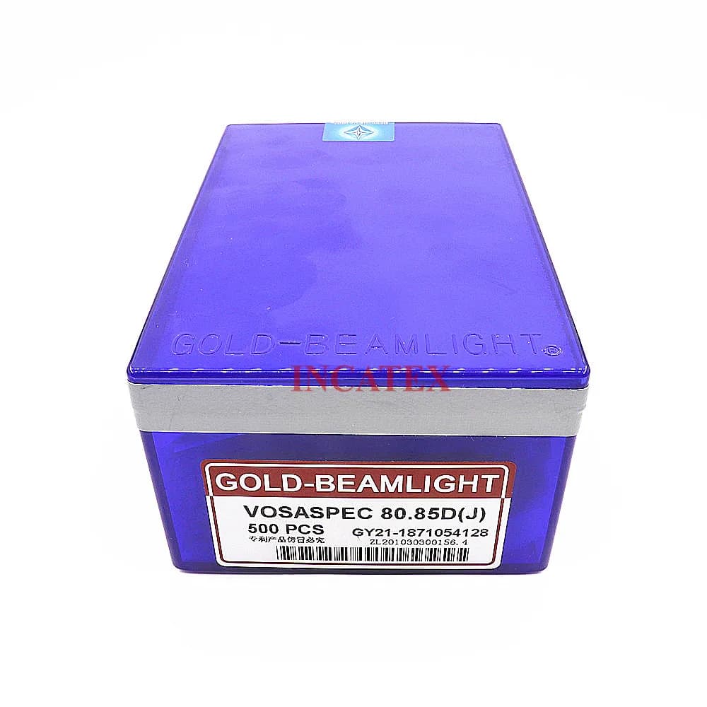 500 pezzi oro genuino Beamlight ago da maglia VosaSpec 80.85D(J) per SHIMA SEIKI macchina per maglieria cinese 12G ago