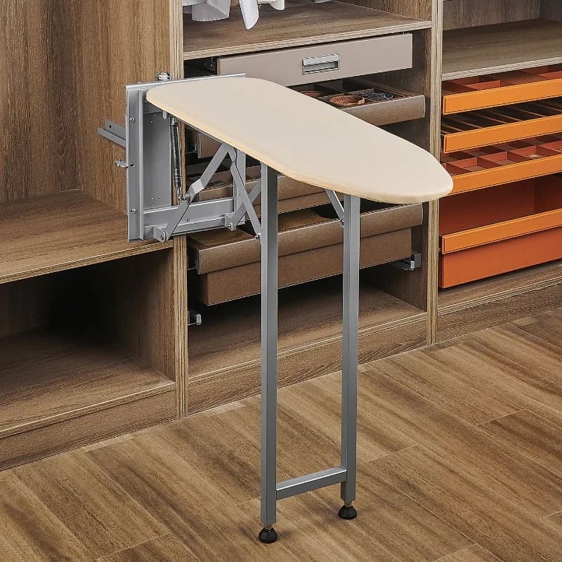 Folding Ironing Board Wall Mounted Ironing Boards Vertical Clothes Steam Iron Mat Useful Household Multi Functional Supplies