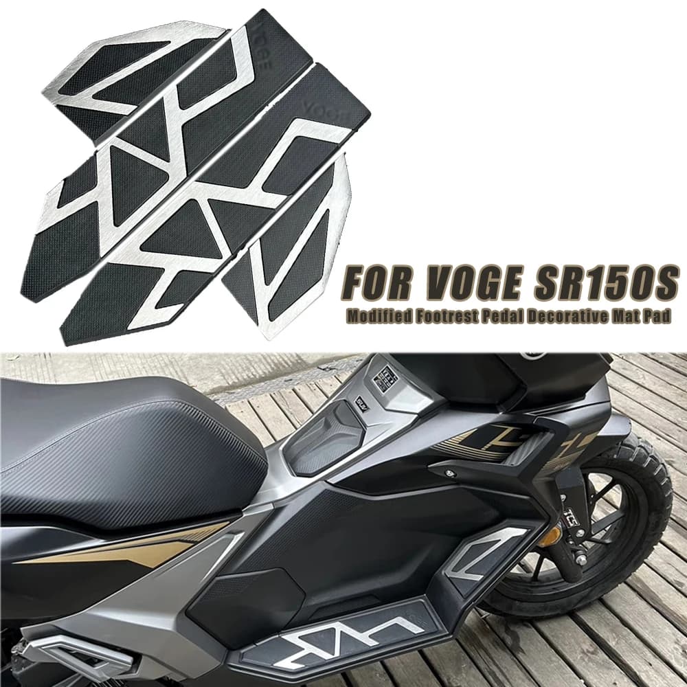 PER VOGE SR150S SR 150S SR150 S 2025 Moto Modificato Poggiapiedi Pedale Decorativo Zerbino Pad Accessori