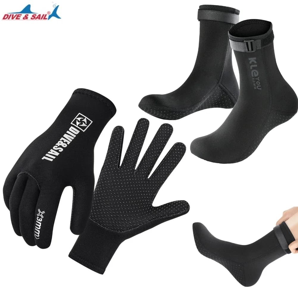 3 mm/5 mm neoprene sub gloves for women winter surf snorkeling canoe gloves for women surf snorkeling