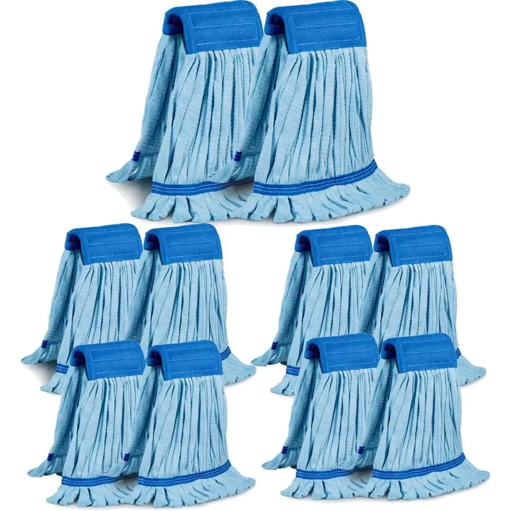 Ricambi per Mop Industriale Resistente - Grandi, in Fibra Spessa, Extra Assorbenti, 400GSM