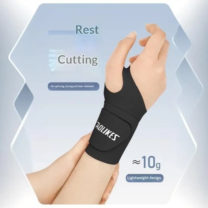 New Thin And Soft Wrist Brace Wrist Wraps For Men And Women Adjustable Wrist Support For Basketball Tennis BadmintonAcc